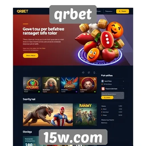 Interface de usuário e experiência no site qrbet